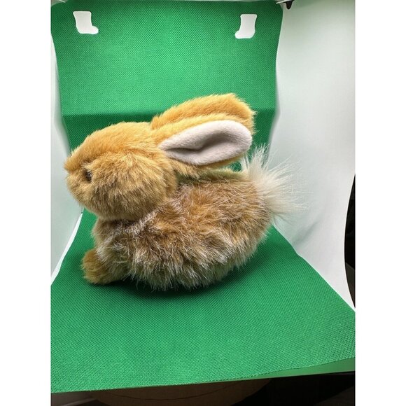 Rabbit Plush Easter Bunny by Chosun International Realistic Brown stuffed animal - Picture 4 of 8